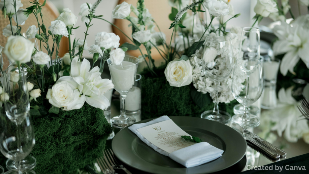 Decorations that are fun and show off the Las Vegas spirit