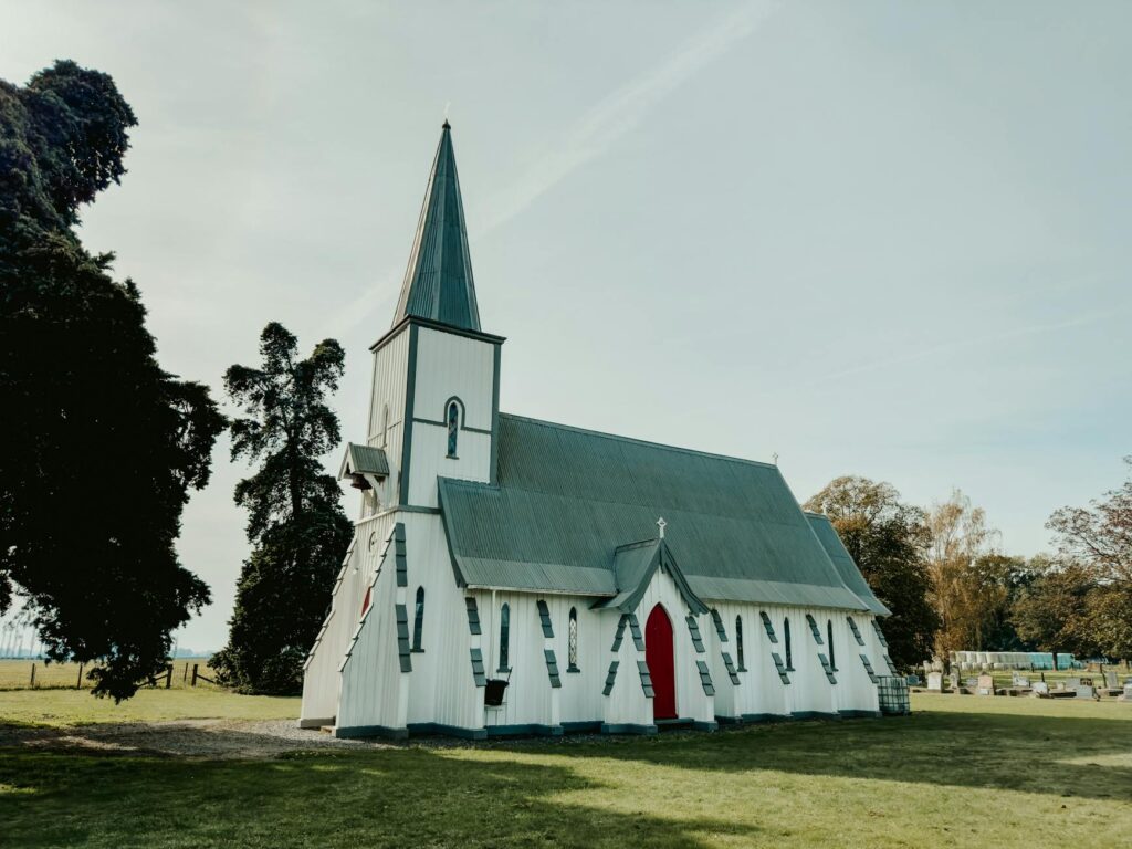 A charming image of The Little Church of the West, featuring its picturesque exterior and romantic ambiance. — unique we…
