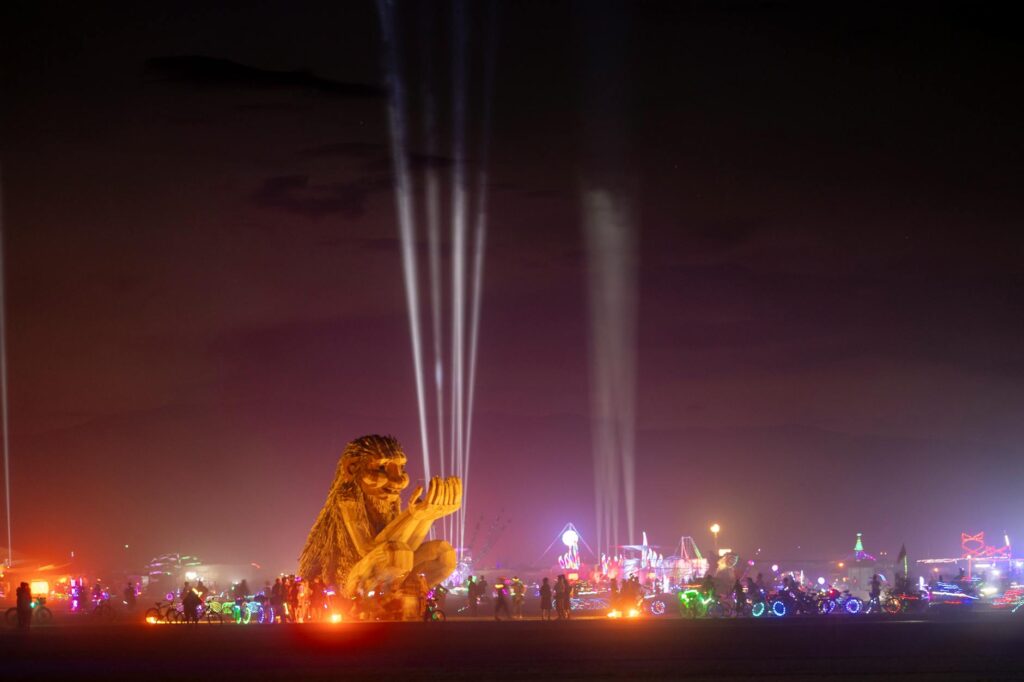 A stunning photograph of the Neon Boneyard at sunset, showcasing its vibrant lights and unique atmosphere. — unique wedd…