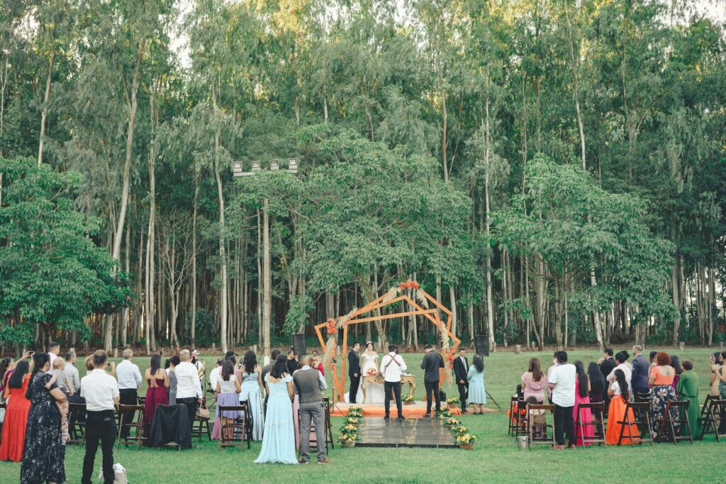 An example of affordable wedding photography showcasing a beautiful outdoor ceremony. — wedding photographers Las Vegas