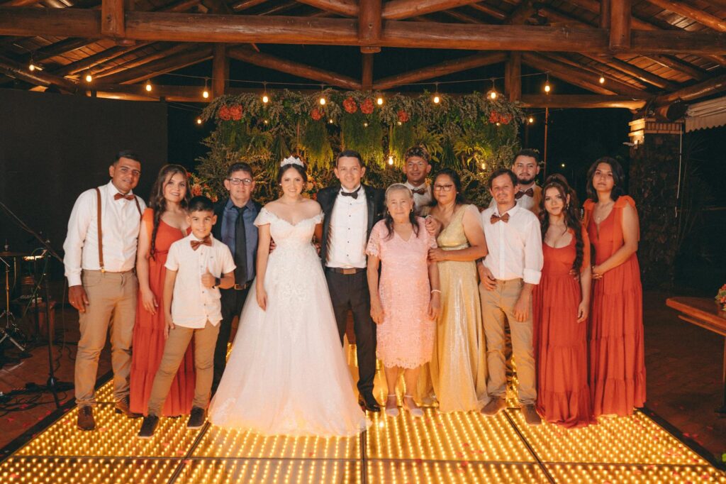 Friends and family working together on DIY wedding projects for a Las Vegas wedding. — DIY wedding decor Vegas