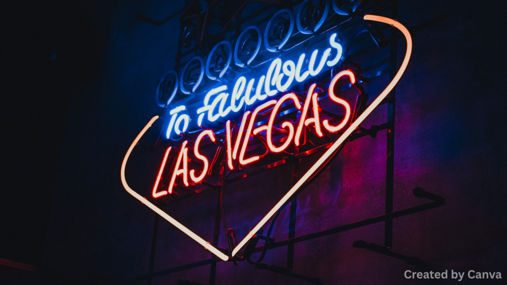 Getting Ready for a Neon Lights Wedding in Las Vegas