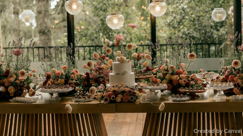 Mixing Vegas Neon with a Classy Reception Style