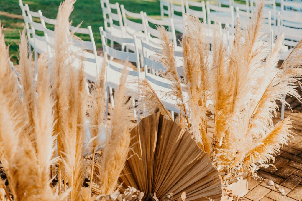 A beautiful outdoor wedding venue in Las Vegas featuring a boho-chic theme. — Las Vegas wedding trends