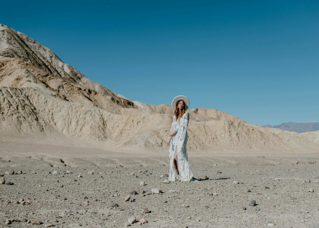 A bohemian desert wedding with rustic elements and stunning views. — unique wedding themes Las Vegas