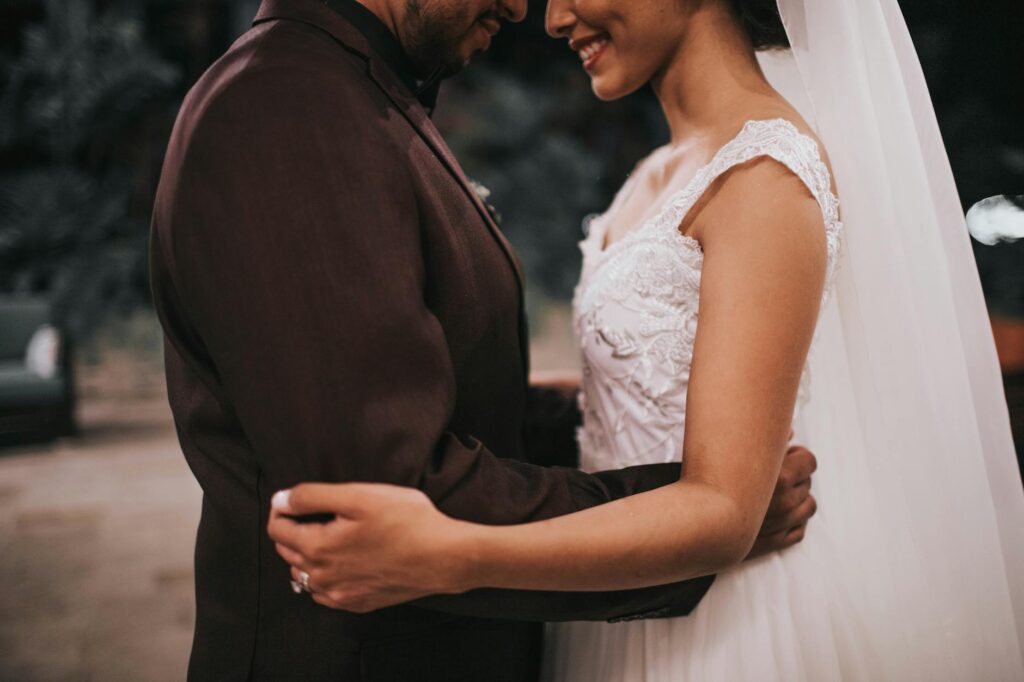 A couple happily holding their Las Vegas marriage license after obtaining it. — Las Vegas elopement guide