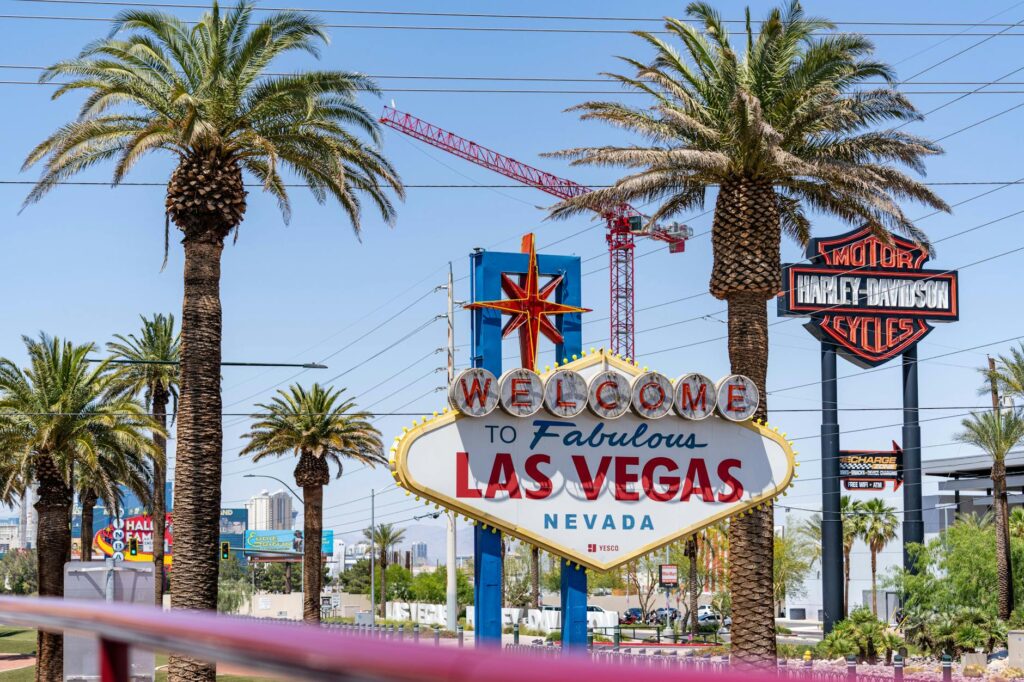 A romantic setting at one of the iconic Las Vegas Strip locations, perfect for a quick wedding. — Las Vegas elopement pa…