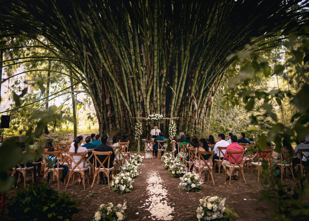 A wedding planner working on sustainable decor elements for a wedding. — Las Vegas wedding trends 2026