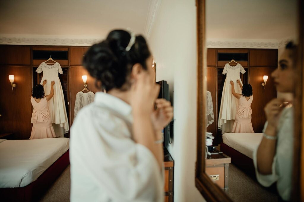 Bridal party getting ready in a chic hotel suite — stress-free Las Vegas wedding