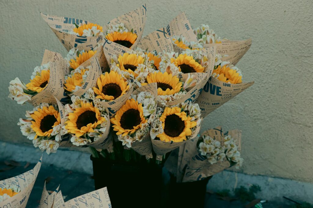 DIY wedding decorations made from local flowers and materials — Las Vegas wedding budgeting tips