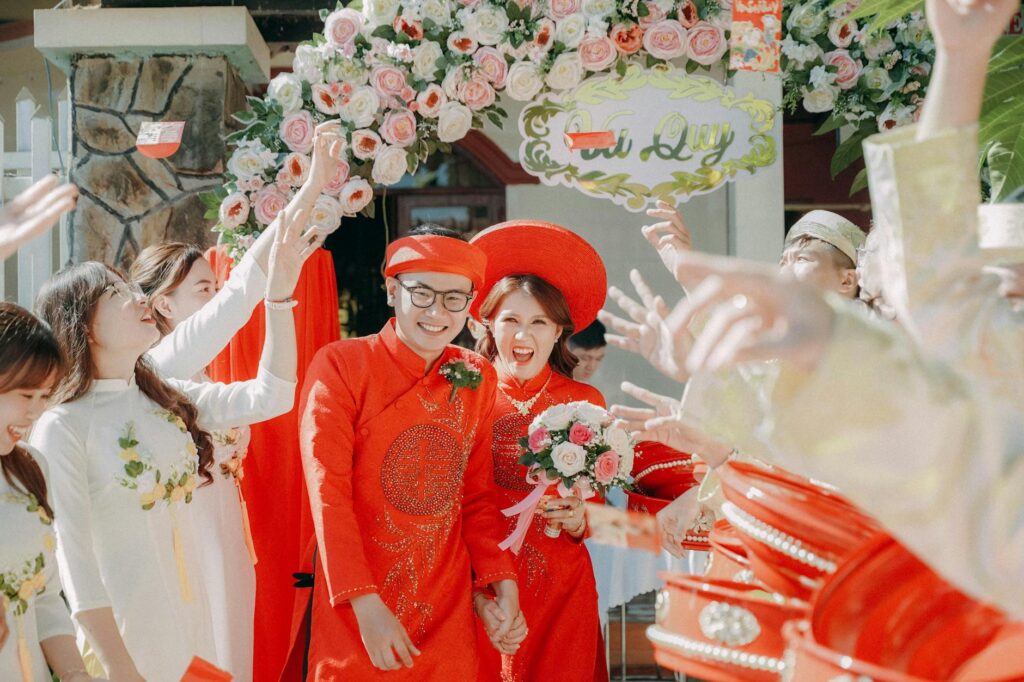 A happy couple enjoying their customized wedding experience. — Las Vegas wedding packages