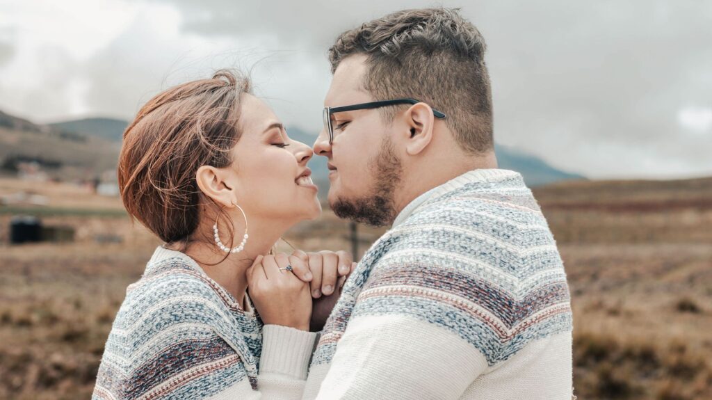 A happy couple sharing their wedding experience in Las Vegas — wedding packages Las Vegas