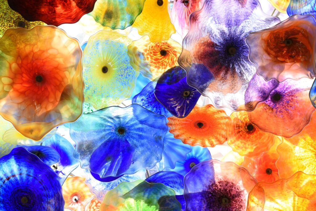 A vibrant spring wedding setup in Las Vegas with blooming flowers. — best time to get married Las Vegas