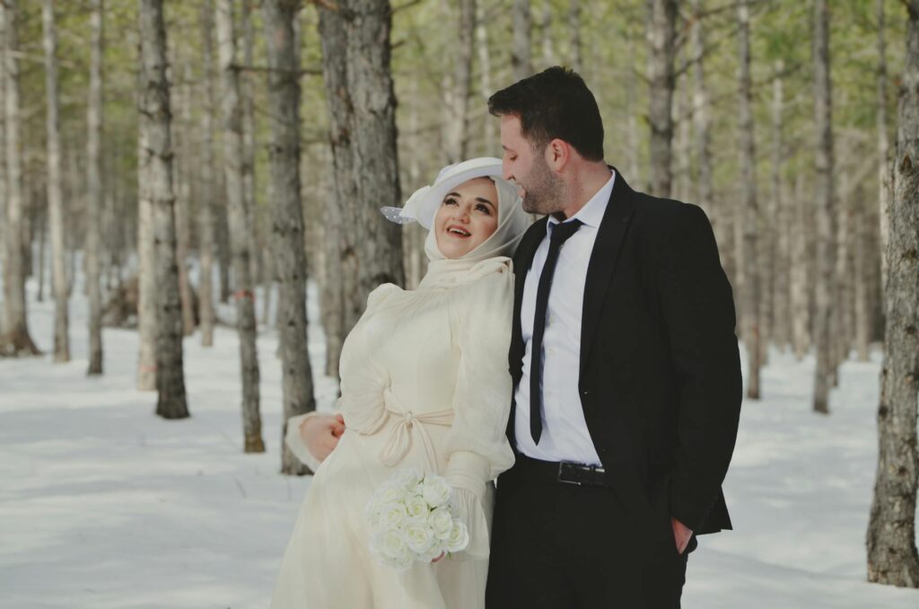 An elegant winter wedding with a winter wonderland theme. — Las Vegas wedding trends 2026