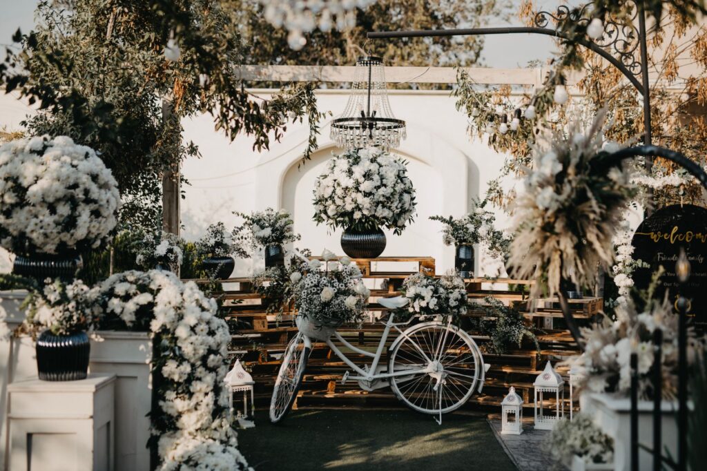A beautiful Las Vegas wedding venue set up for a ceremony, showcasing the city's unique charm. — Las Vegas wedding conci…
