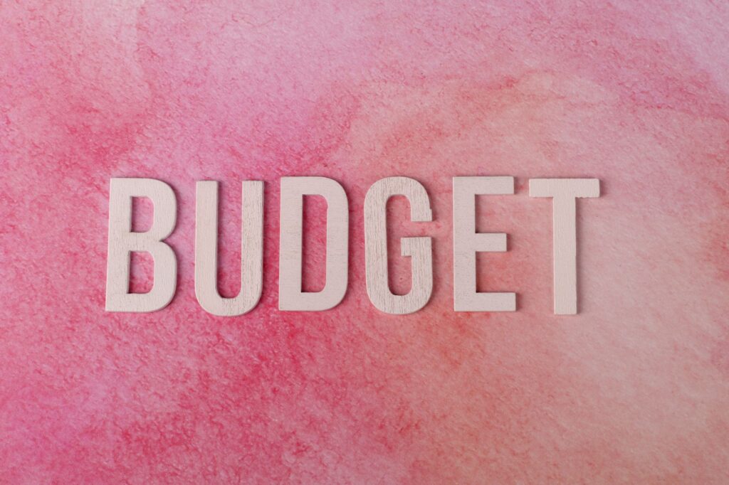 A budget breakdown graphic showing costs associated with a Vegas wedding. — Las Vegas wedding budgeting