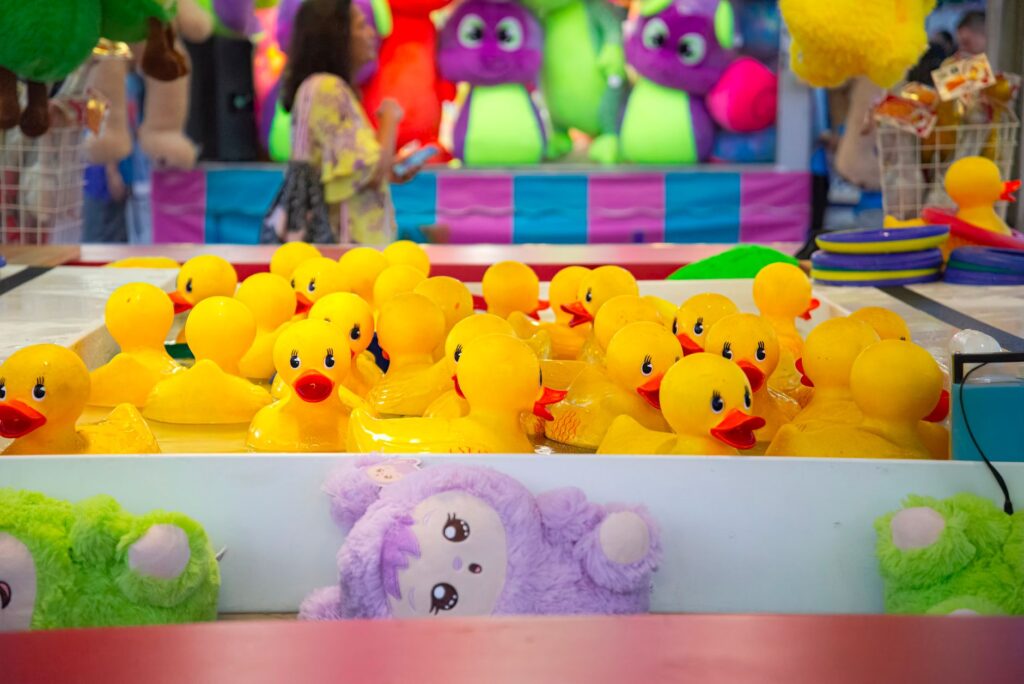 A colorful carnival-themed wedding with games and festive decorations. — unique Las Vegas wedding themes