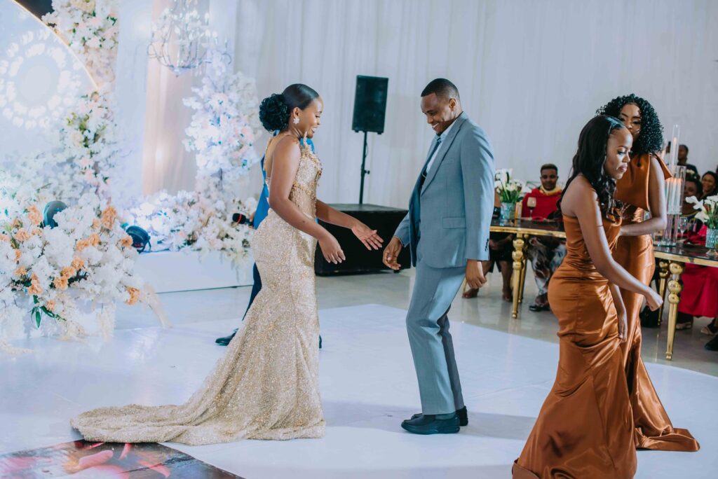 A fun and interactive wedding reception with themed entertainment. — themed wedding Las Vegas