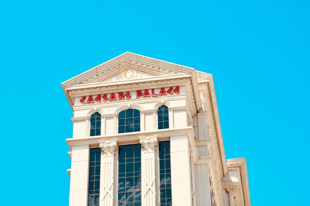 A map of Las Vegas highlighting popular wedding venues. — Las Vegas wedding packages