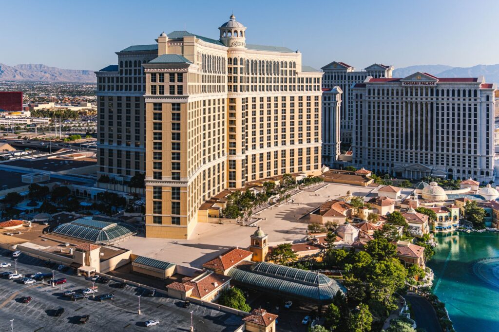 A picturesque Las Vegas wedding venue with the city skyline in the background — wedding venue Las Vegas