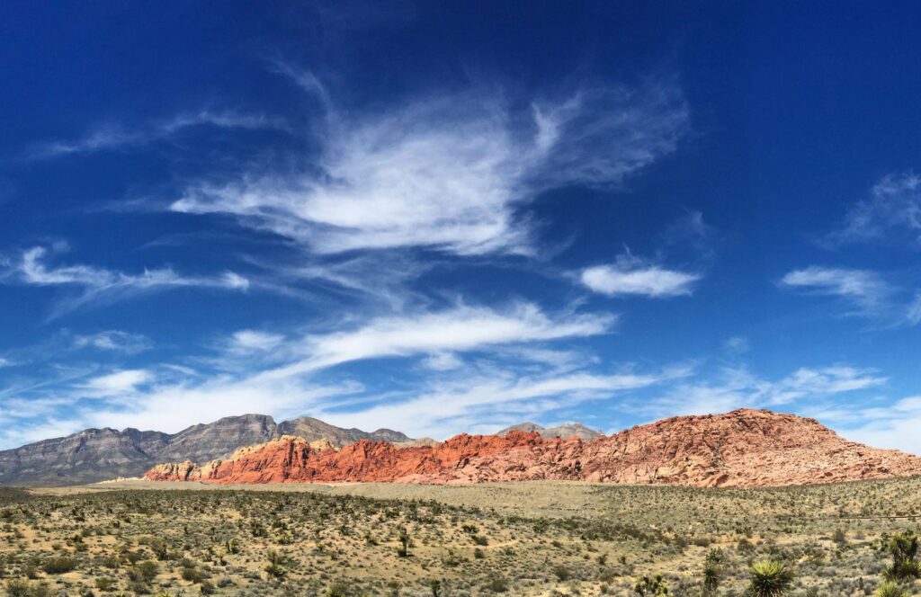 A picturesque outdoor wedding venue in Las Vegas with desert scenery. — destination wedding Las Vegas