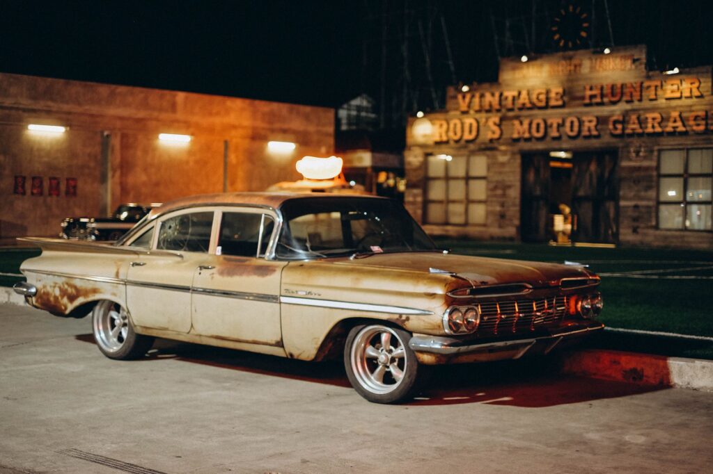 A stunning view of the Neon Boneyard showcasing vintage signs. — unique Las Vegas wedding venues