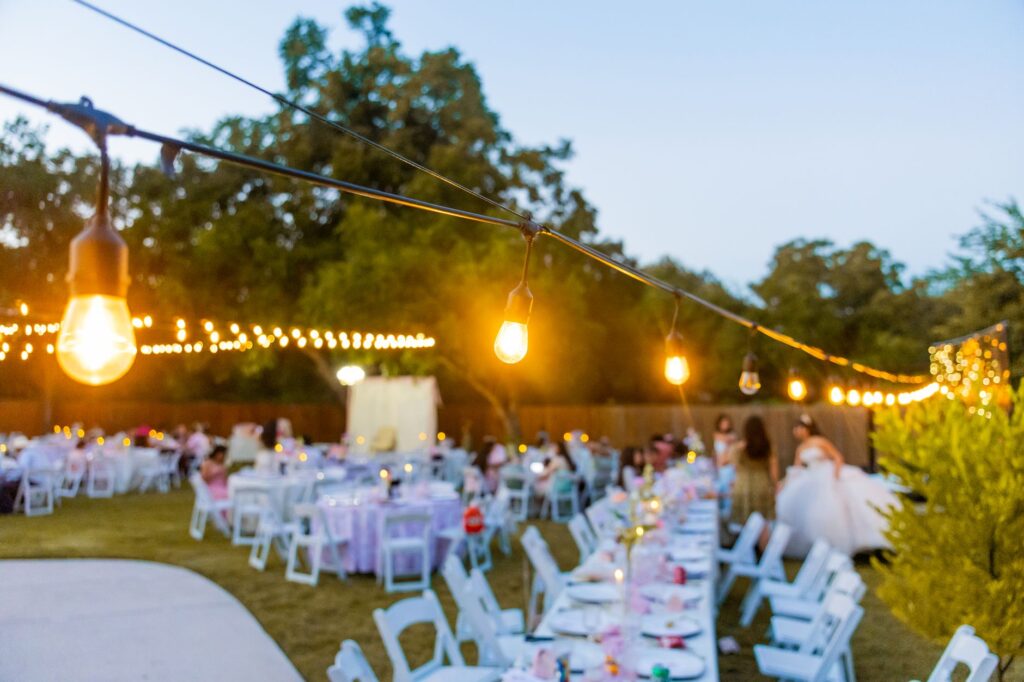 A sunny summer wedding with guests enjoying the poolside atmosphere. — best times to get married Las Vegas