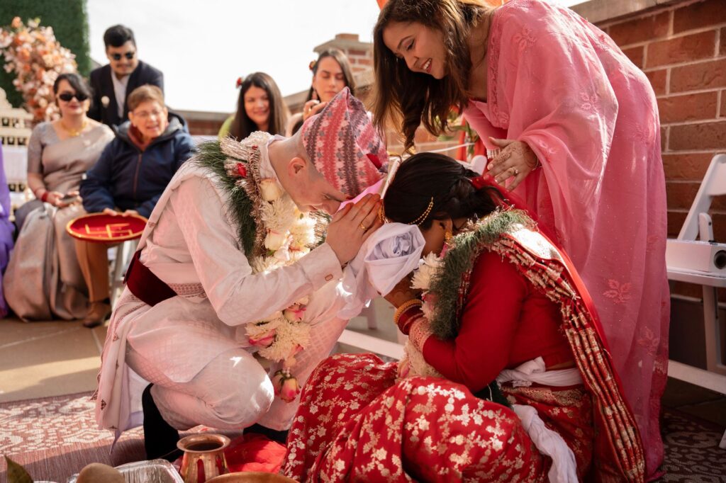 A vibrant cultural fusion wedding celebration featuring diverse traditions and colorful decor. — 2026 wedding trends Las…