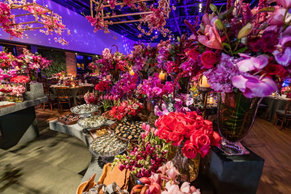 A vibrant wedding reception featuring a fusion of cultures and styles. — Las Vegas wedding trends 2026