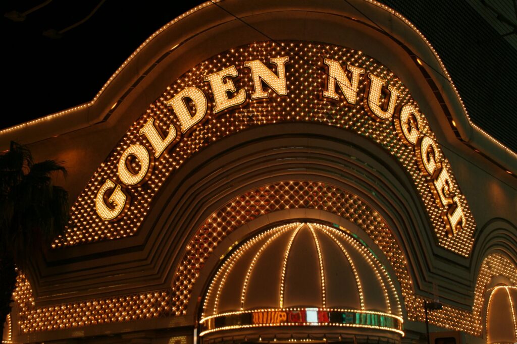 An exterior shot of a famous Las Vegas wedding chapel. — marriage license Las Vegas