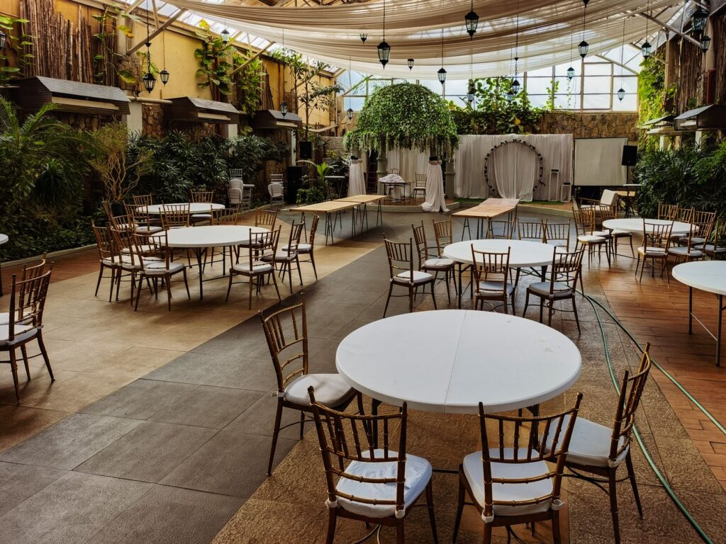 A beautifully decorated Las Vegas wedding venue with modern elements. — Las Vegas wedding trends 2026