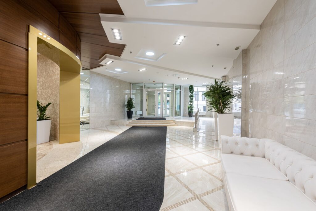 A beautifully decorated reception hall inside a popular Las Vegas hotel. — Las Vegas wedding venue