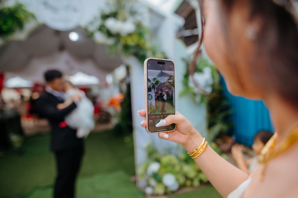 A candid moment captured by a photographer at a Vegas wedding. — last-minute wedding planning Las Vegas