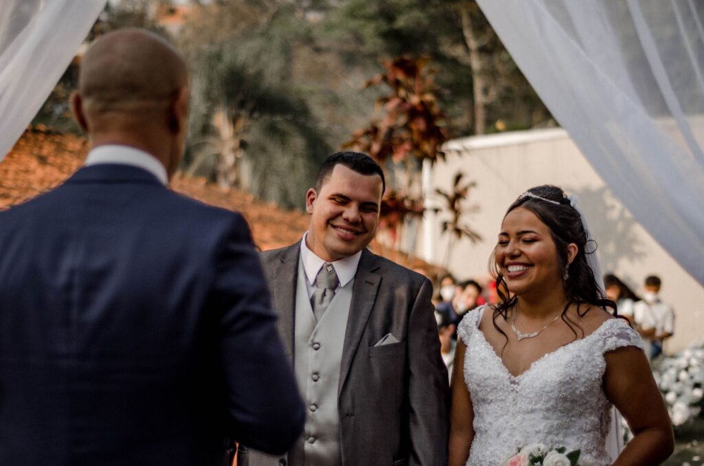 A couple discussing wedding plans with a Las Vegas wedding planner. — questions for wedding planner Las Vegas