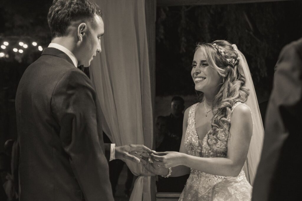 A couple exchanging vows at an affordable wedding venue in Las Vegas. — budget wedding Las Vegas