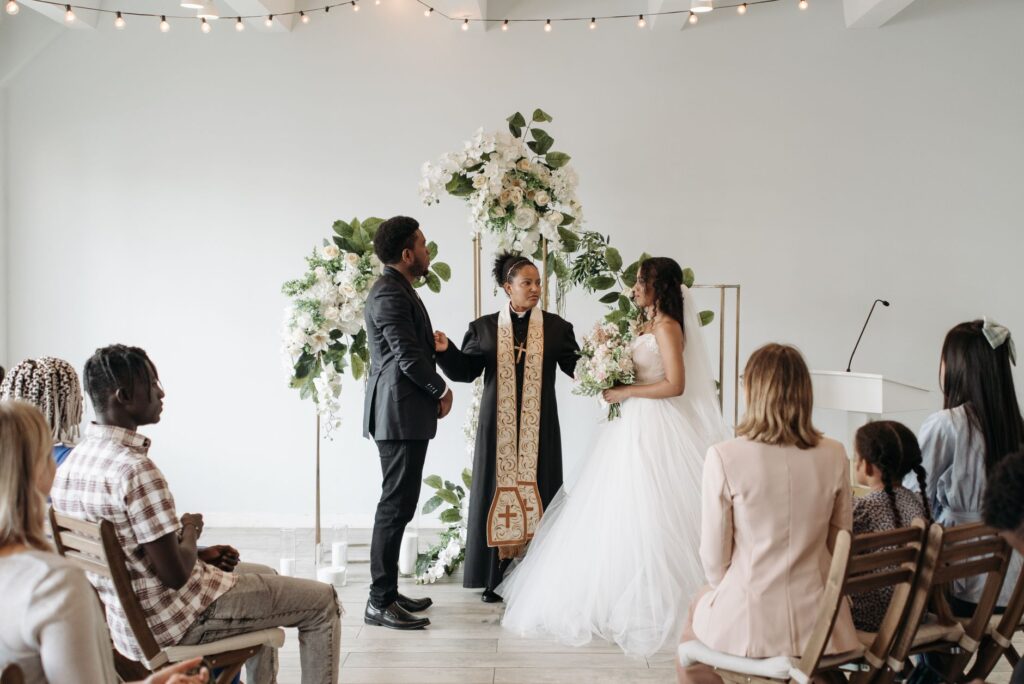 A diverse group of wedding officiants in Las Vegas showcasing their styles — Las Vegas wedding officiant
