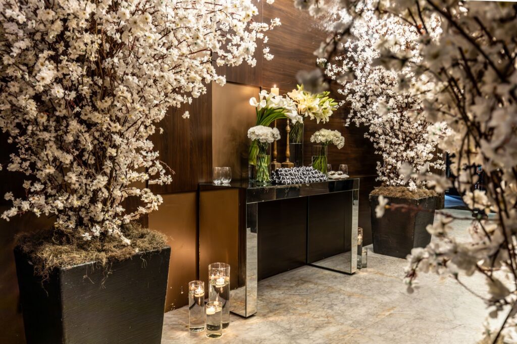 A futuristic wedding featuring modern decor and high-tech elements. — Las Vegas wedding themes 2026