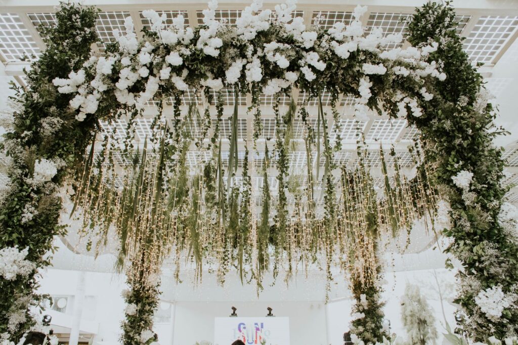 A romantic enchanted garden wedding with lush floral arrangements. — Las Vegas wedding themes 2026