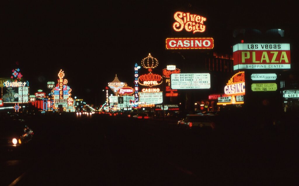 A stunning view of the Neon Boneyard, showcasing vintage Las Vegas signs. — unique Las Vegas wedding venues