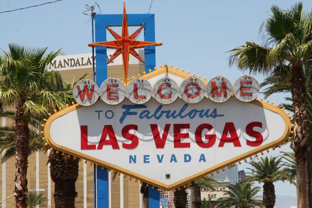 A themed wedding taking place at a famous Las Vegas landmark. — getting married in Las Vegas checklist