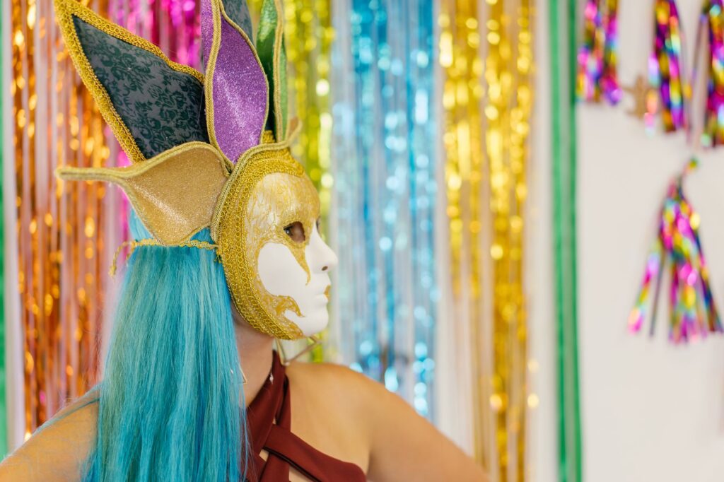 A vibrant carnival-themed wedding with colorful decorations and festive elements. — Las Vegas wedding themes