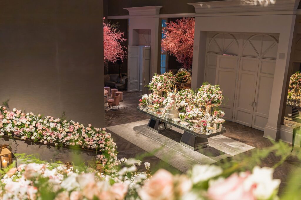 A visually appealing spread of wedding invitations and decor samples — Las Vegas wedding planning checklist