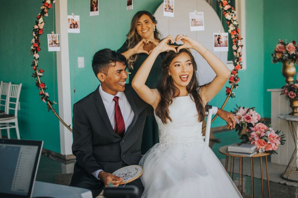 A wedding concierge helping a couple plan their big day — Las Vegas wedding concierge cost
