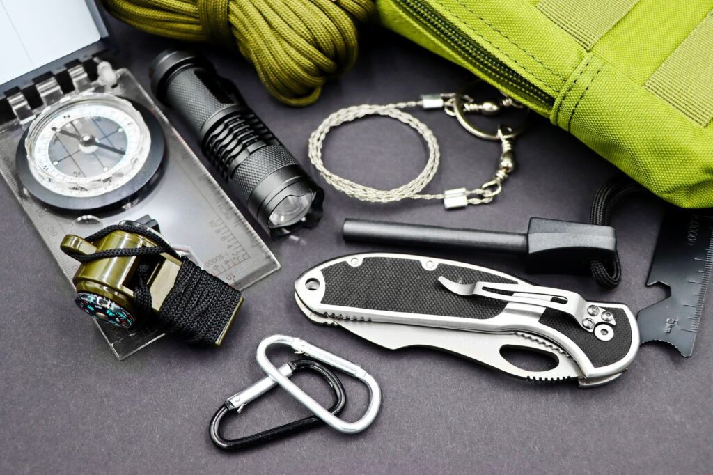 A wedding day emergency kit with essential items laid out. — Las Vegas wedding checklist