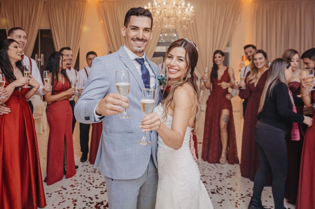 A wedding reception at a Las Vegas chapel, featuring guests enjoying the celebration. — Las Vegas wedding venue selection