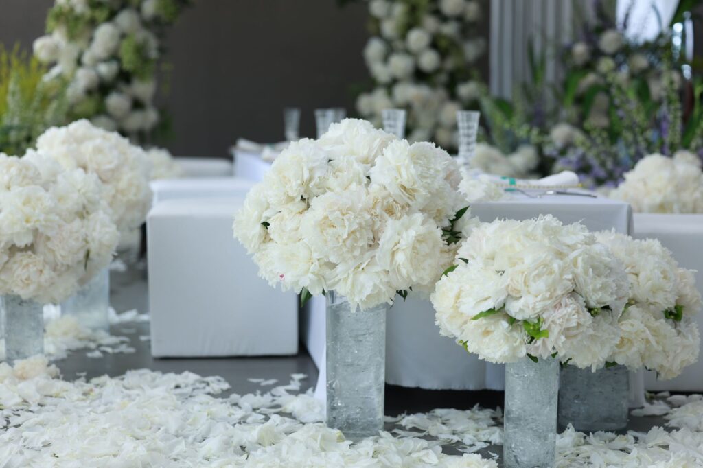 An array of wedding styles and themes displayed in a portfolio. — choose wedding planner Las Vegas