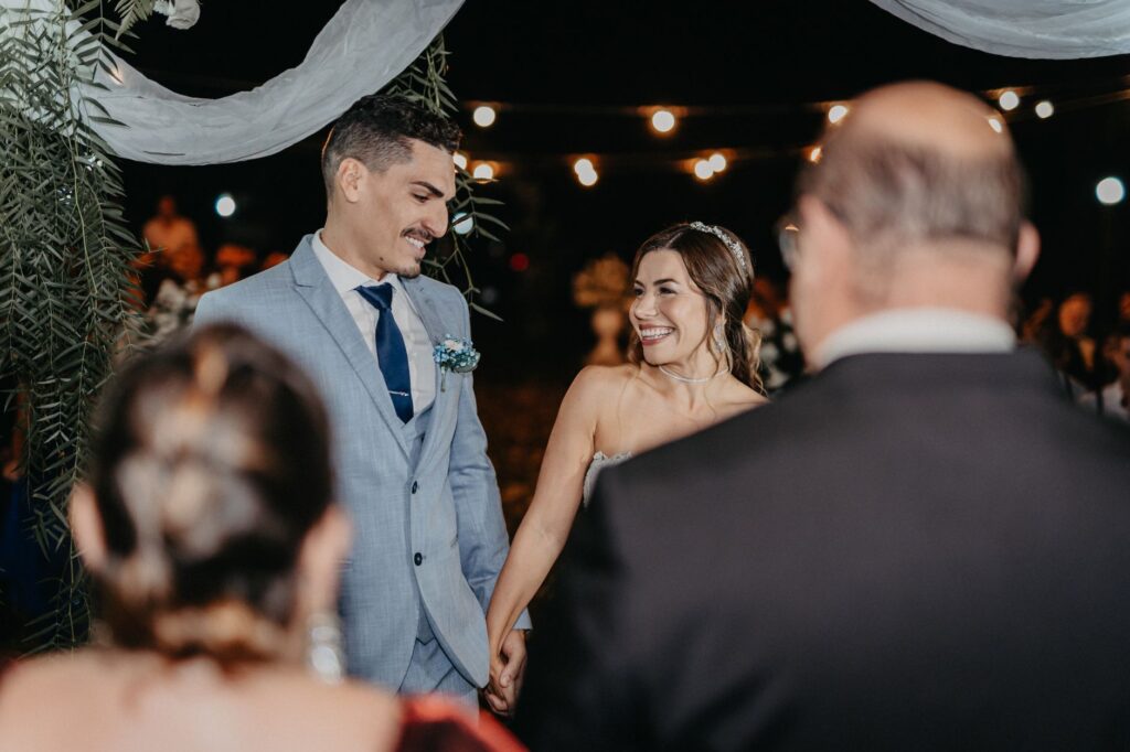An elegant wedding concierge assisting a couple with elopement planning details. — Las Vegas elopement planning