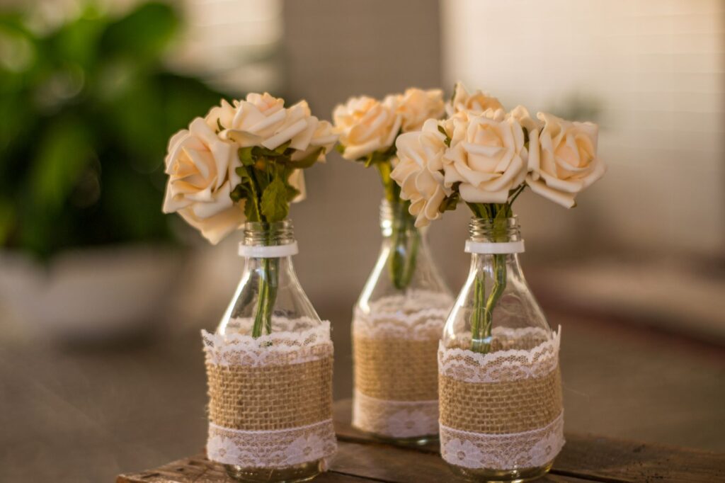DIY wedding decorations made from affordable materials. — budget wedding Las Vegas