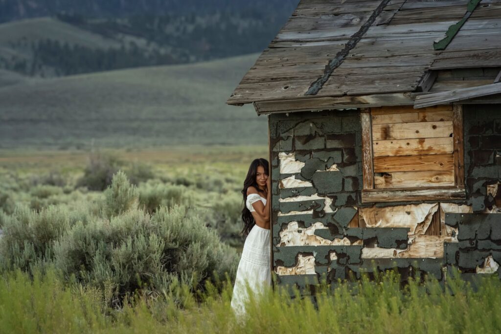 A creative wedding photo taken in a hidden gem location in Vegas. — Las Vegas wedding photographers