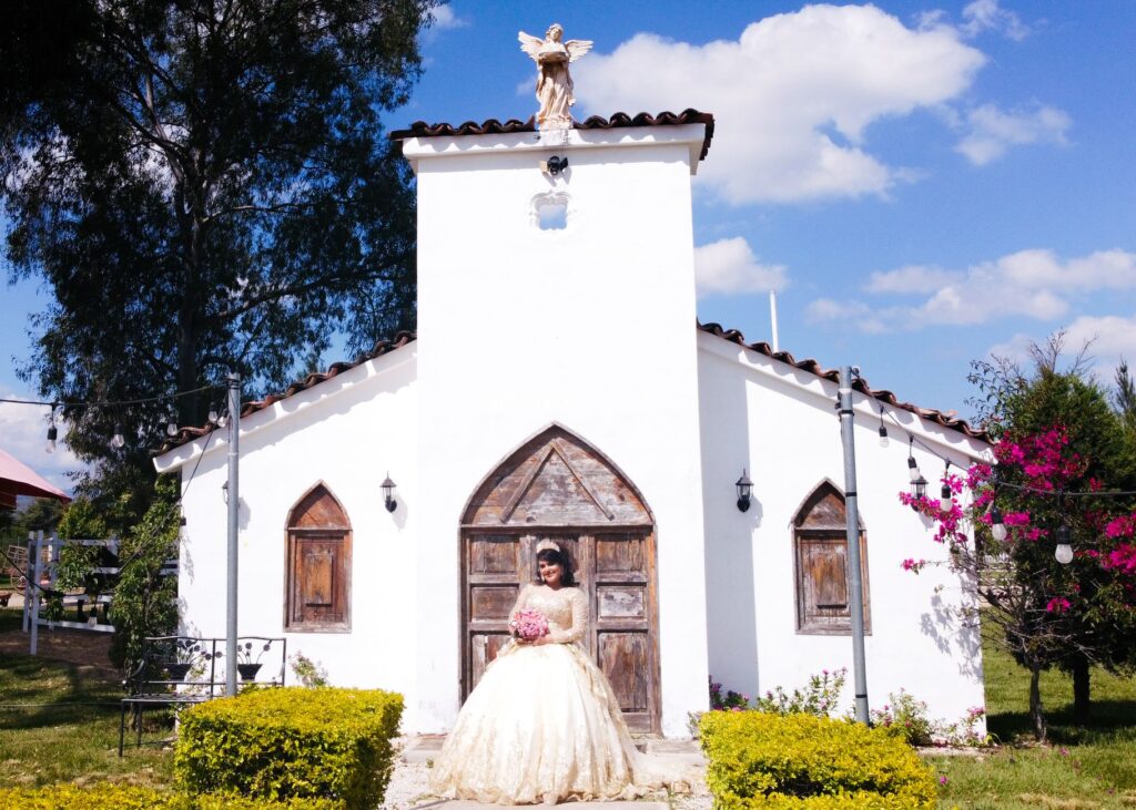 A picturesque Las Vegas wedding chapel decorated for a ceremony — Las Vegas wedding packages